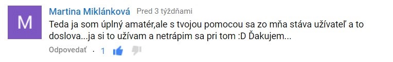 Martina Miklánková - komentár z VIDEO ACADEMY
