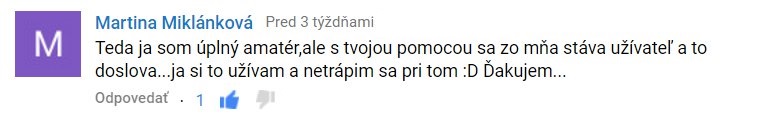 Martina Miklánková - komentár z VIDEO ACADEMY
