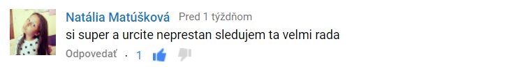 Natália Matúšková - komentár z VIDEO ACADEMY